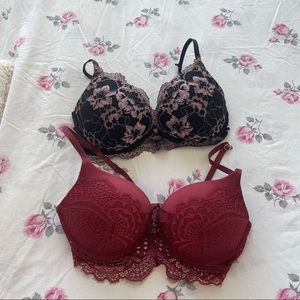 PRICE DROP 🔥 BRA BUNDLE ❤️ NEW | 2 HELLO SUGAR PUSH UP BRAS LA SENZA 💖